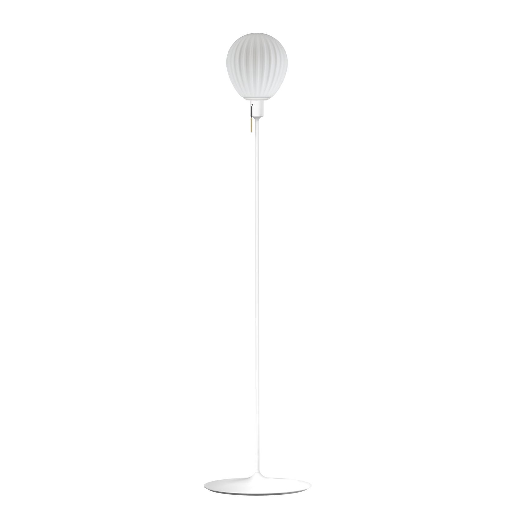 UMAGE Around The World Santé Floor Lamp, Mini Lampshade - with White Base