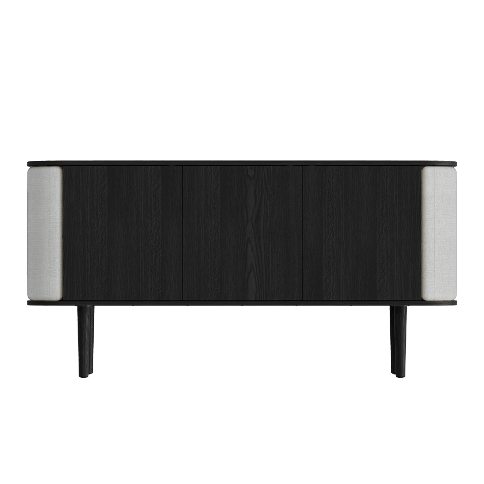 UMAGE Treasures Cabinet 3 Doors, Black Oak - Sterling