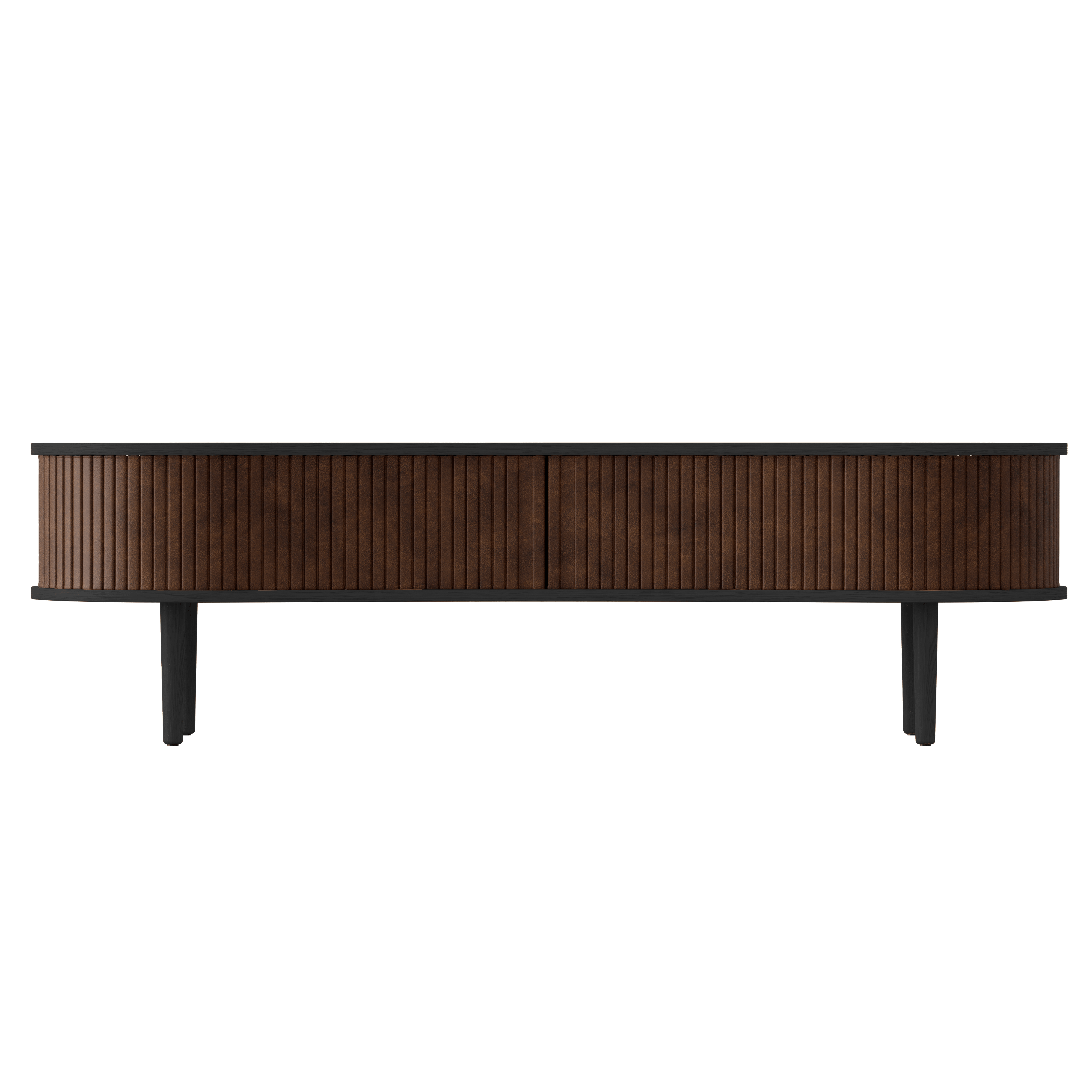 UMAGE Audacious TV bench, Black Oak - Hazelnut
