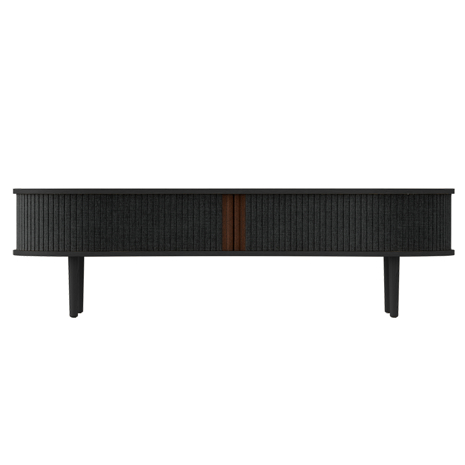 UMAGE Audacious TV bench, Black Oak - Shadow
