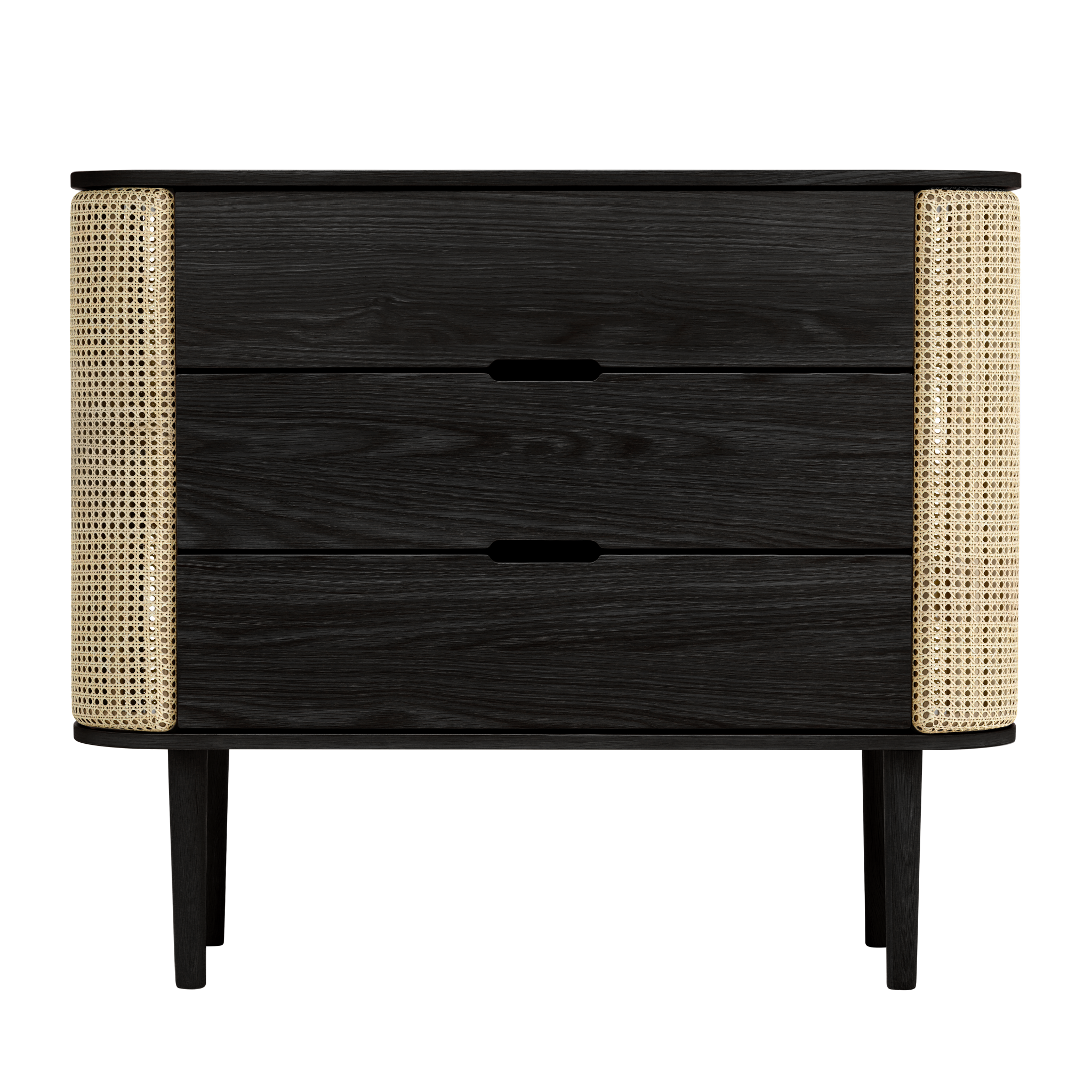 UMAGE Treasures Dresser, Black Oak - Venetian Cane
