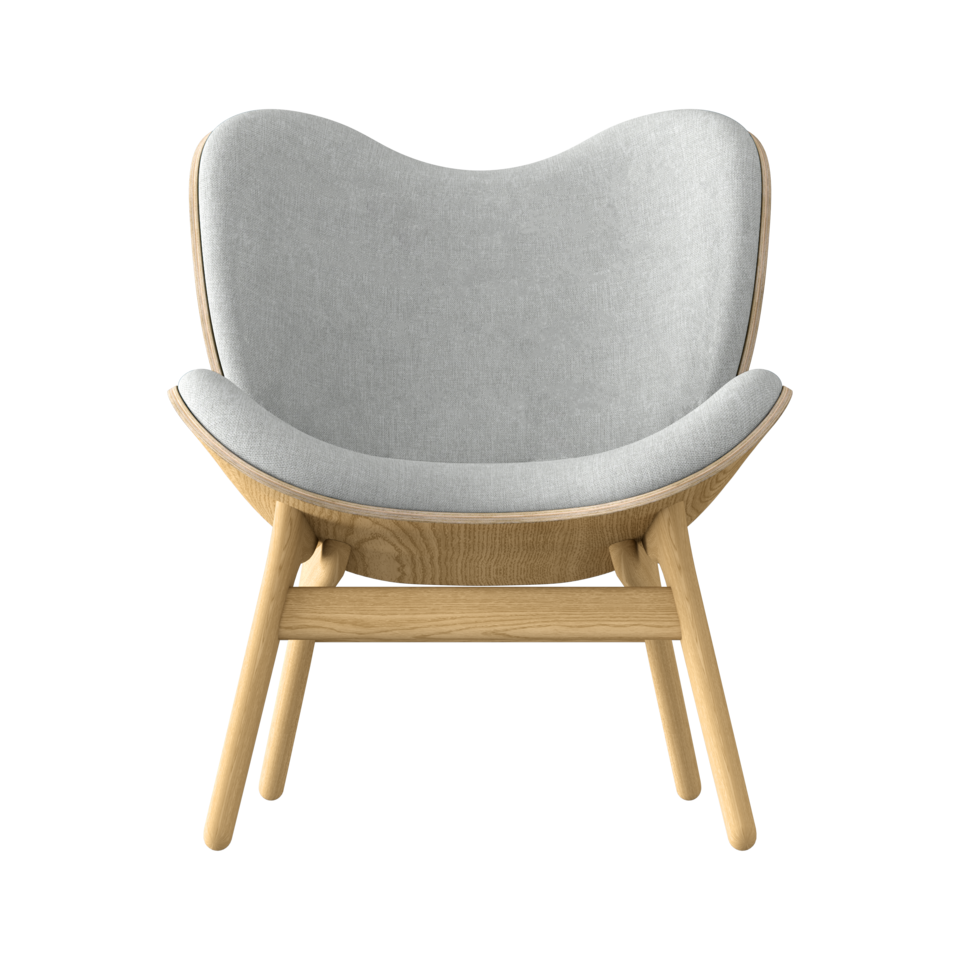UMAGE A Conversation Piece Lounge Chair, Low, Oak - Sterling