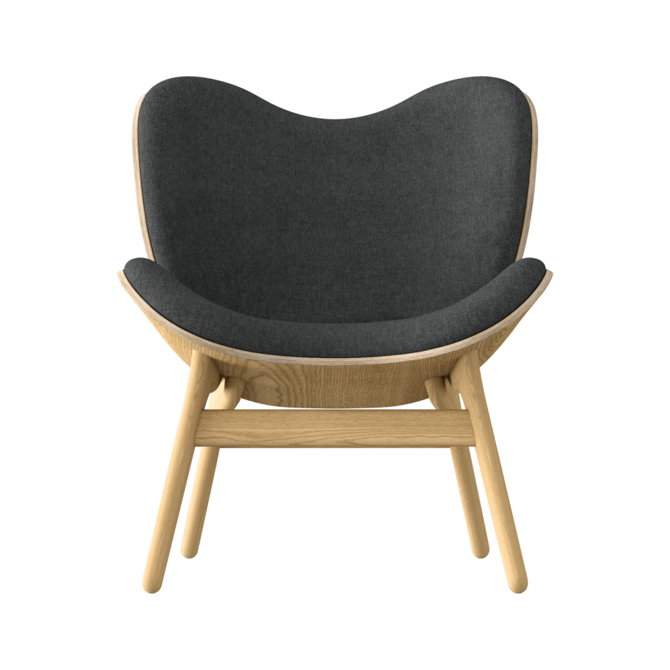 UMAGE A Conversation Piece Lounge Chair, Low, Oak - Shadow