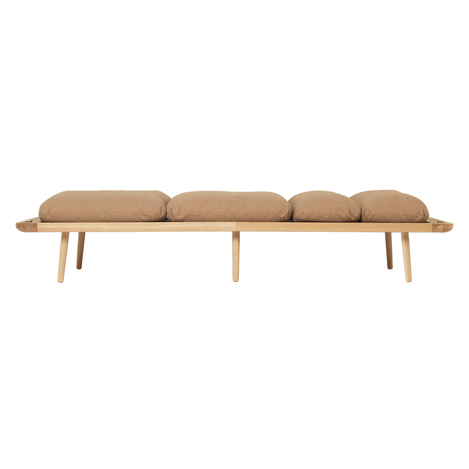 UMAGE Lounge Around Daybed, Horizons, Oak - Sugar Brown