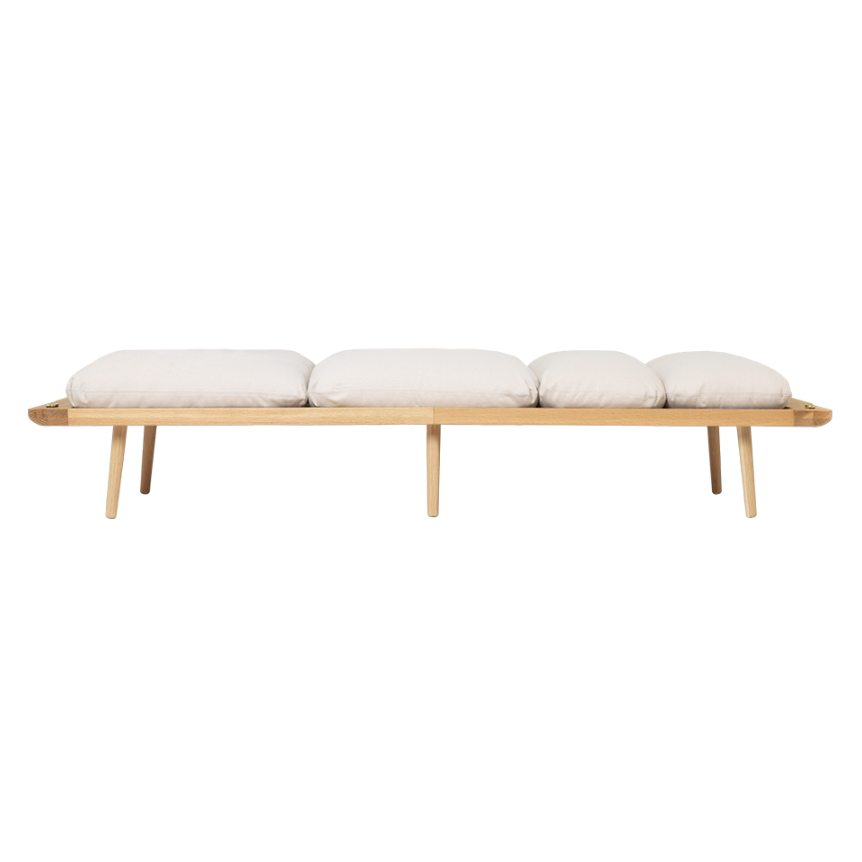 UMAGE Lounge Around Daybed, Horizons, Oak - White Sands