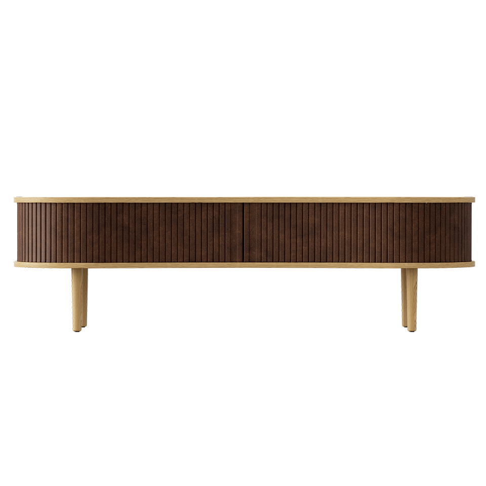 UMAGE Audacious TV bench, Oak - Hazelnut