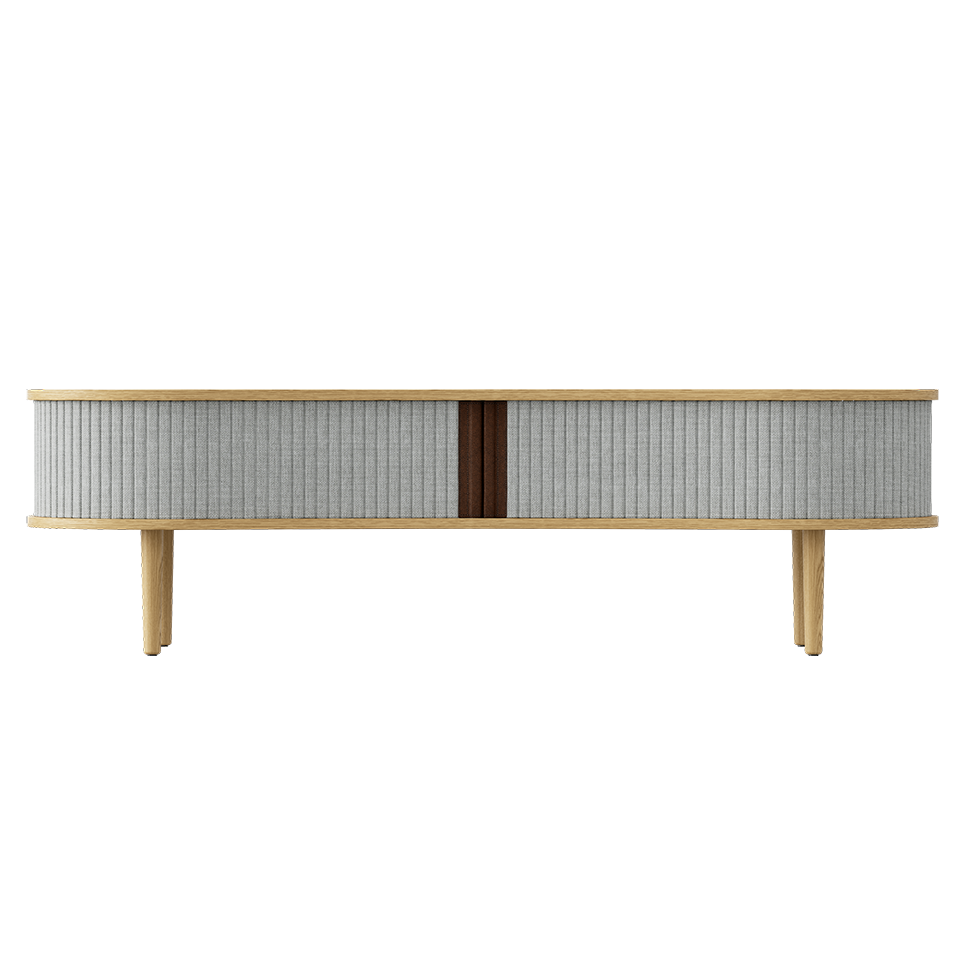 UMAGE Audacious TV bench, Oak - Sterling
