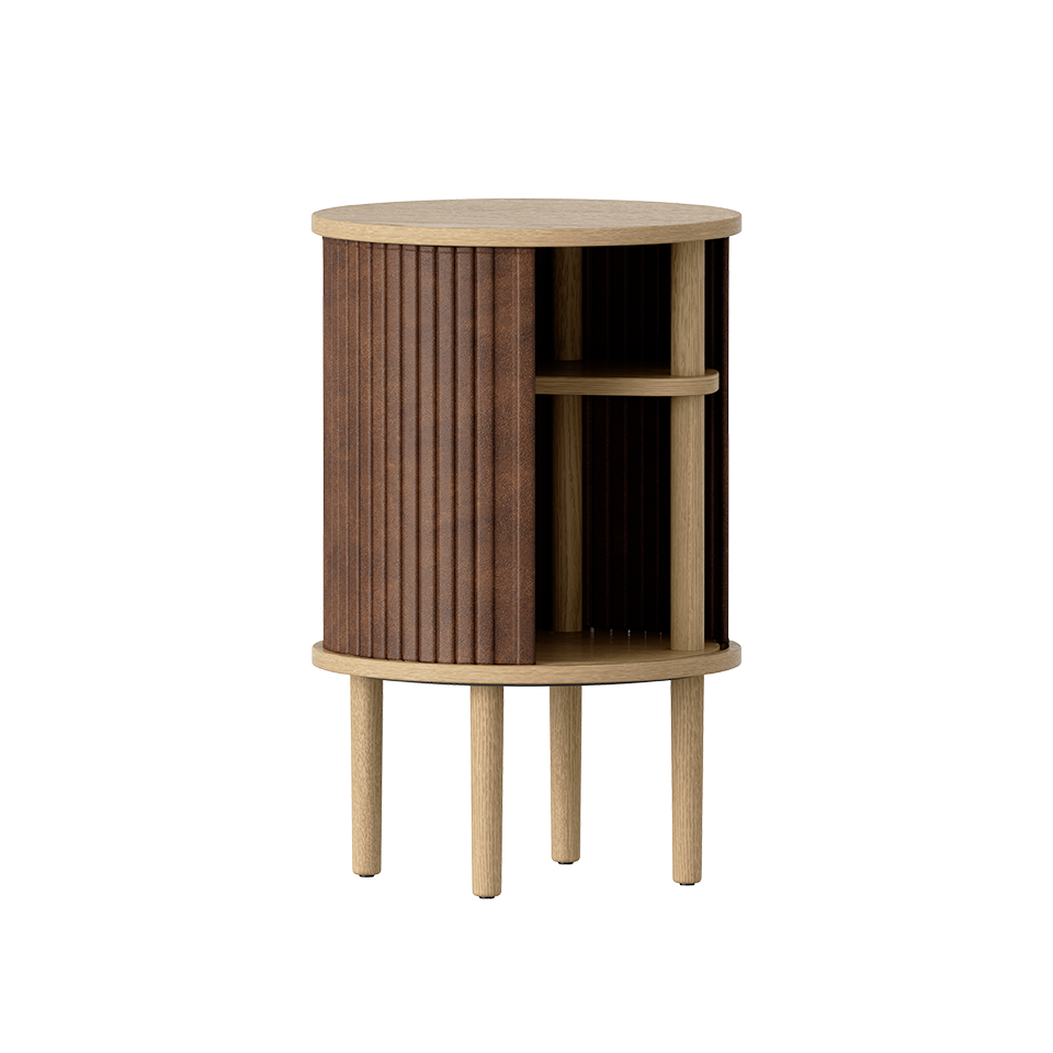 UMAGE Audacious Side Table, Oak - Hazelnut