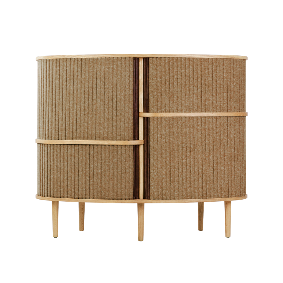 UMAGE Audacious Highboard, Oak - Sugar Brown