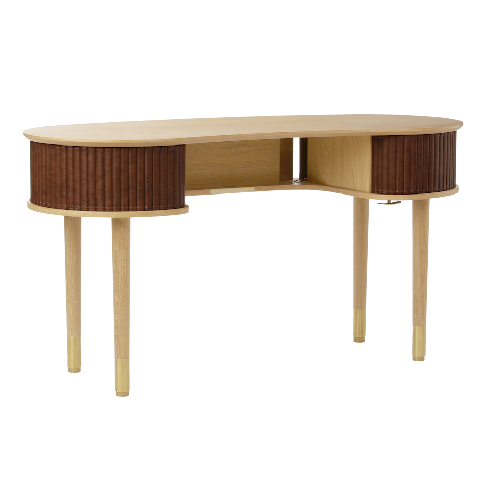 UMAGE Audacious Desk, Oak - Hazelnut