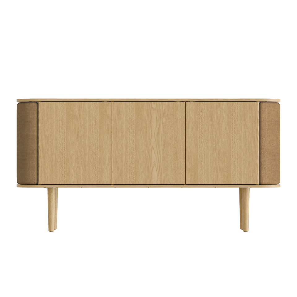 UMAGE Treasures Cabinet 3 Doors, Oak - Sugar Brown