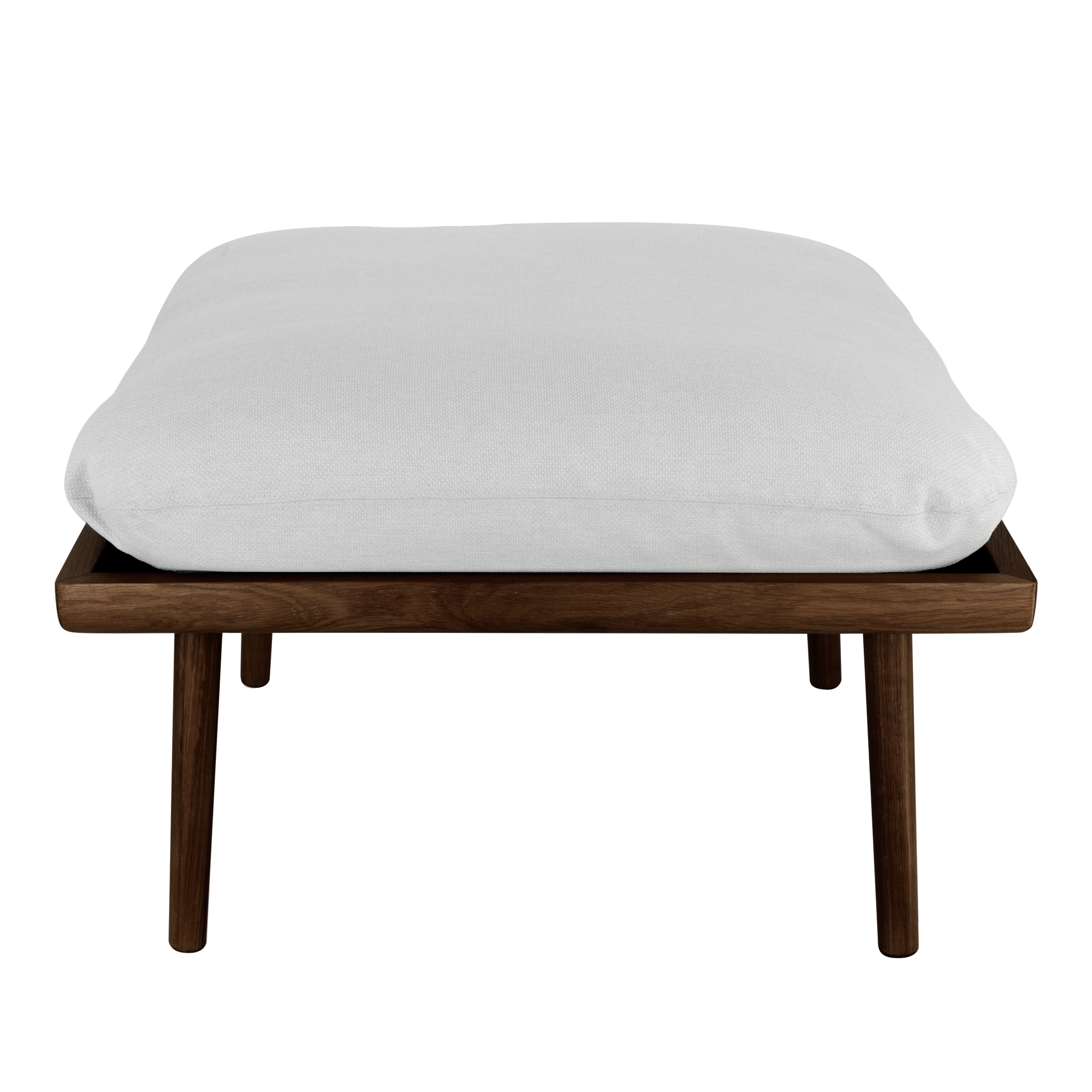 UMAGE Lounge Around Shuffle Ottoman, Dark Oak - Sterling