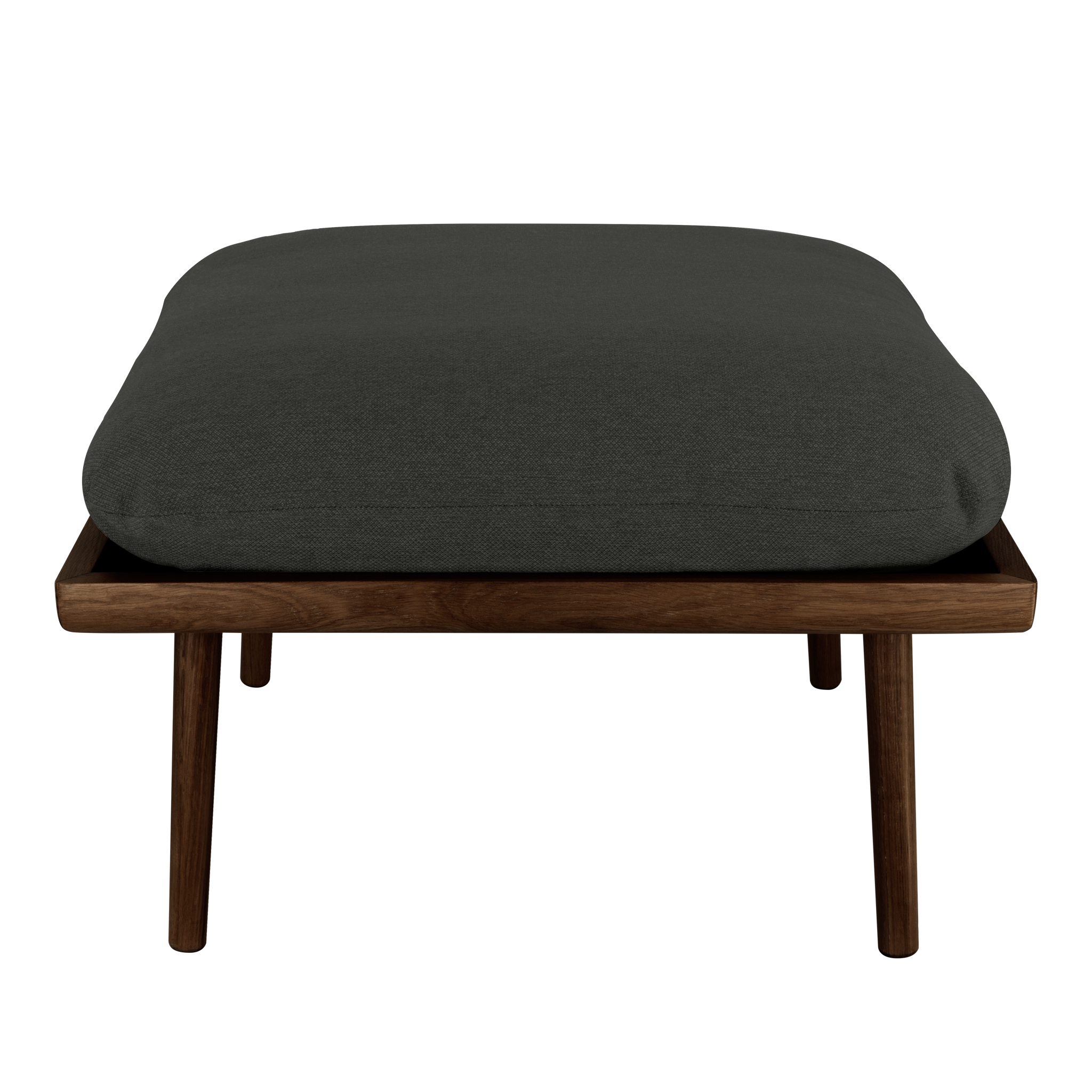 UMAGE Lounge Around Shuffle Ottoman, Dark Oak - Shadow