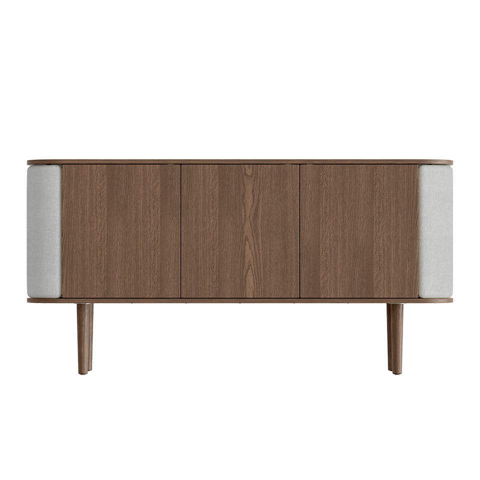 UMAGE Treasures Cabinet 3 Doors, Dark Oak - Sterling
