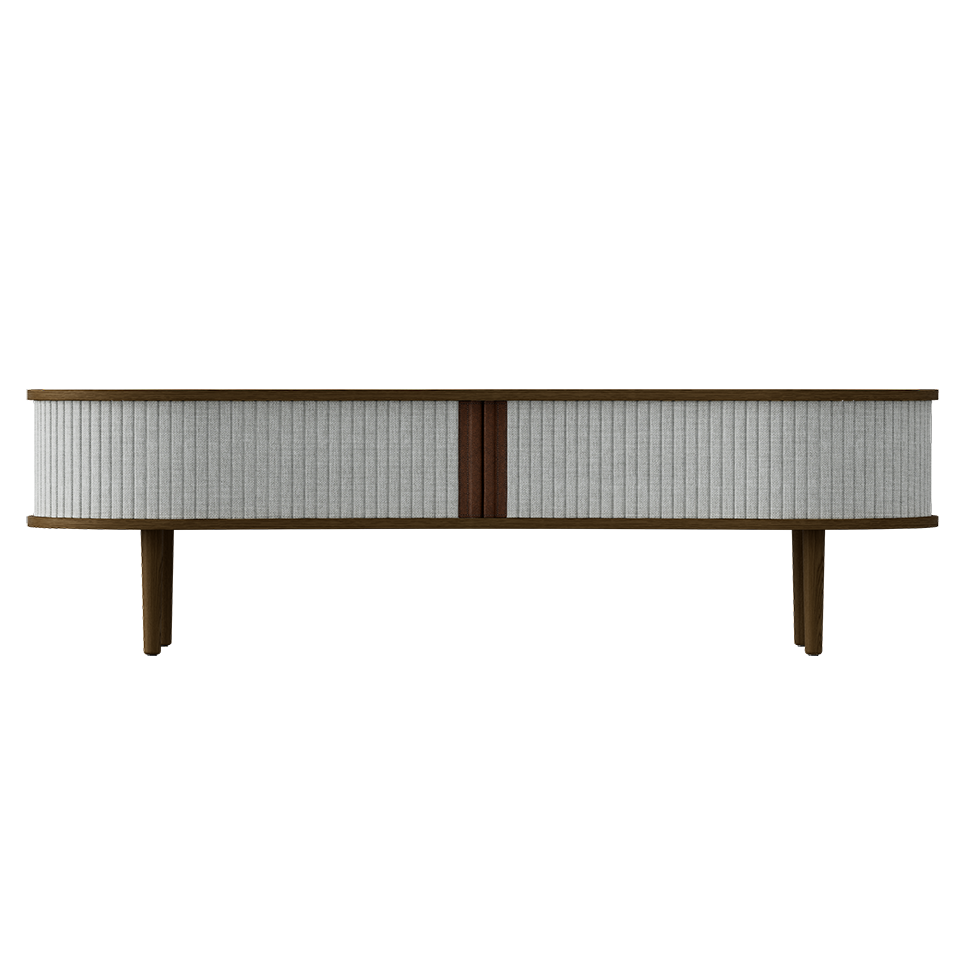 UMAGE Audacious TV bench, Dark Oak - Sterling