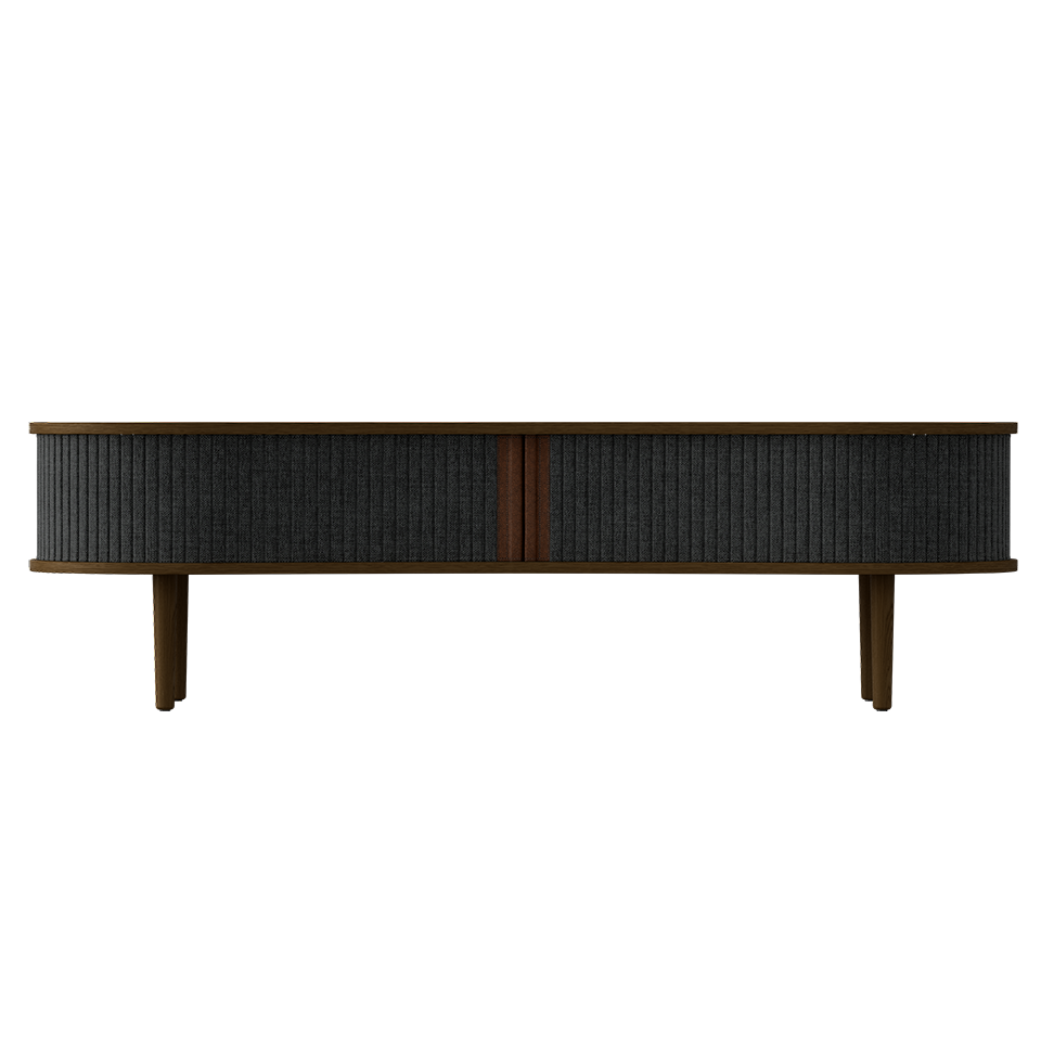 UMAGE Audacious TV bench, Dark Oak - Shadow