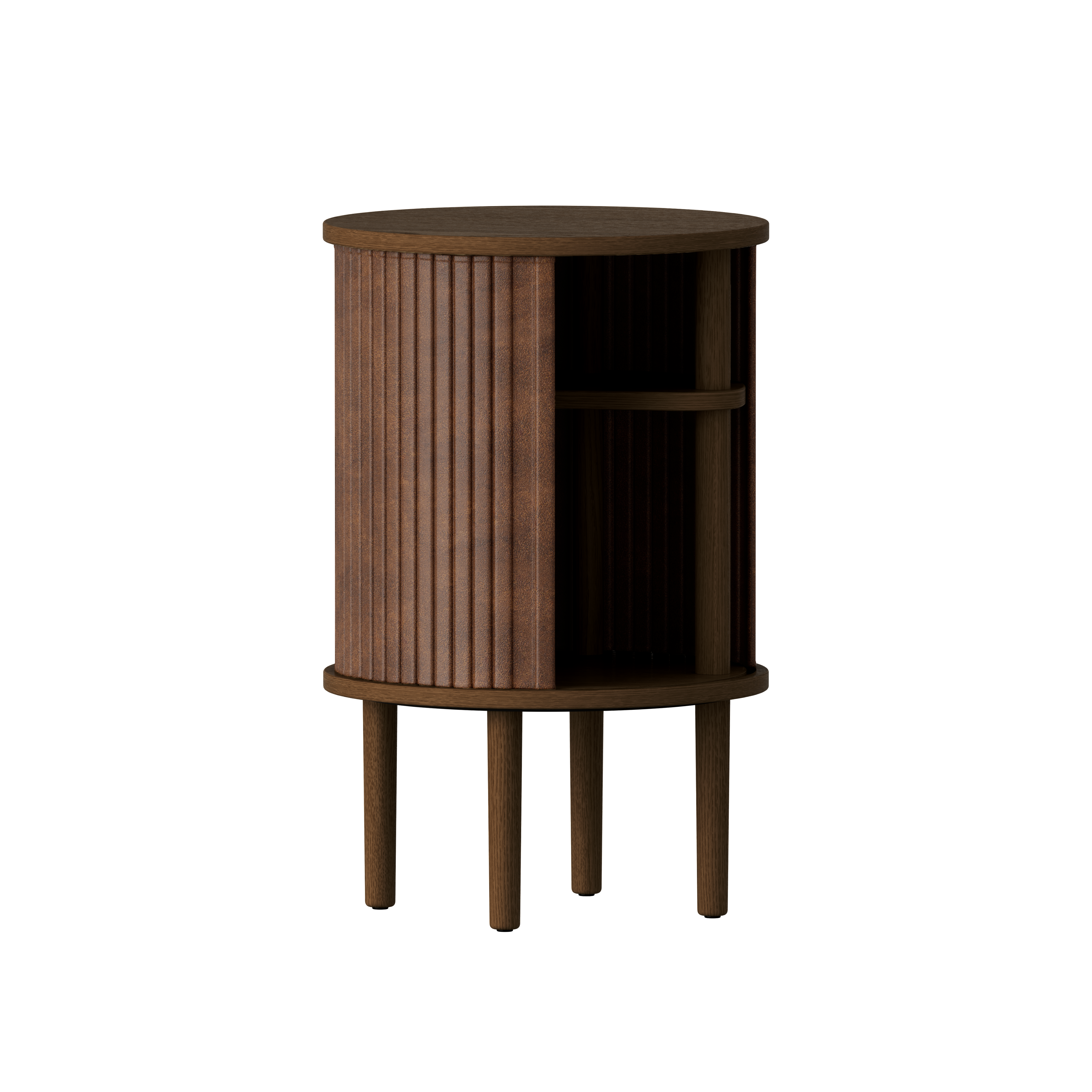 UMAGE Audacious Side Table, Dark Oak - Hazelnut
