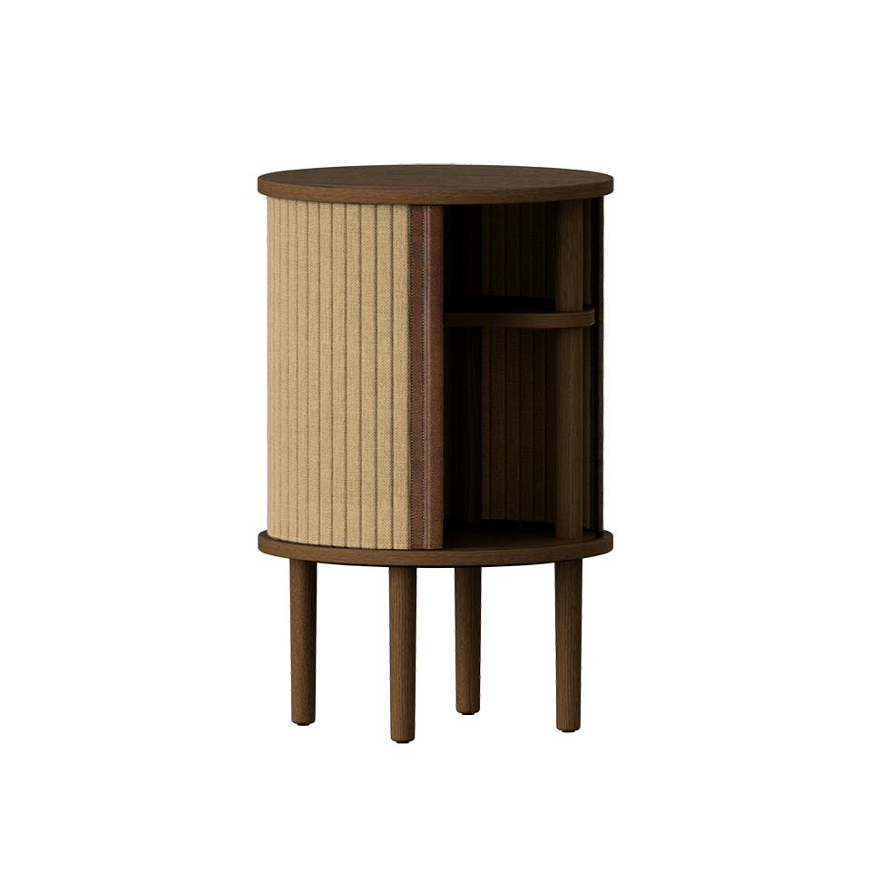 UMAGE Audacious Side Table, Dark Oak - Sugar Brown