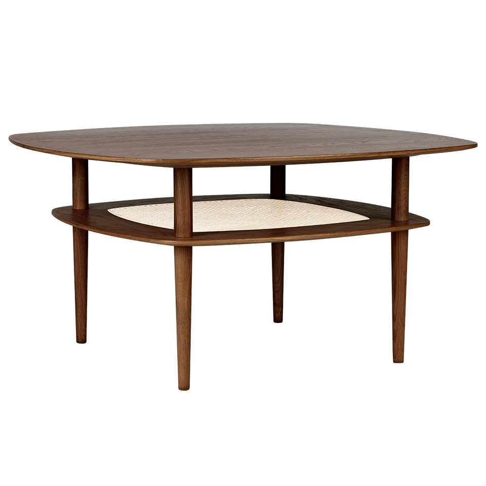 UMAGE Together Smooth Square Coffee Table - Dark Oak