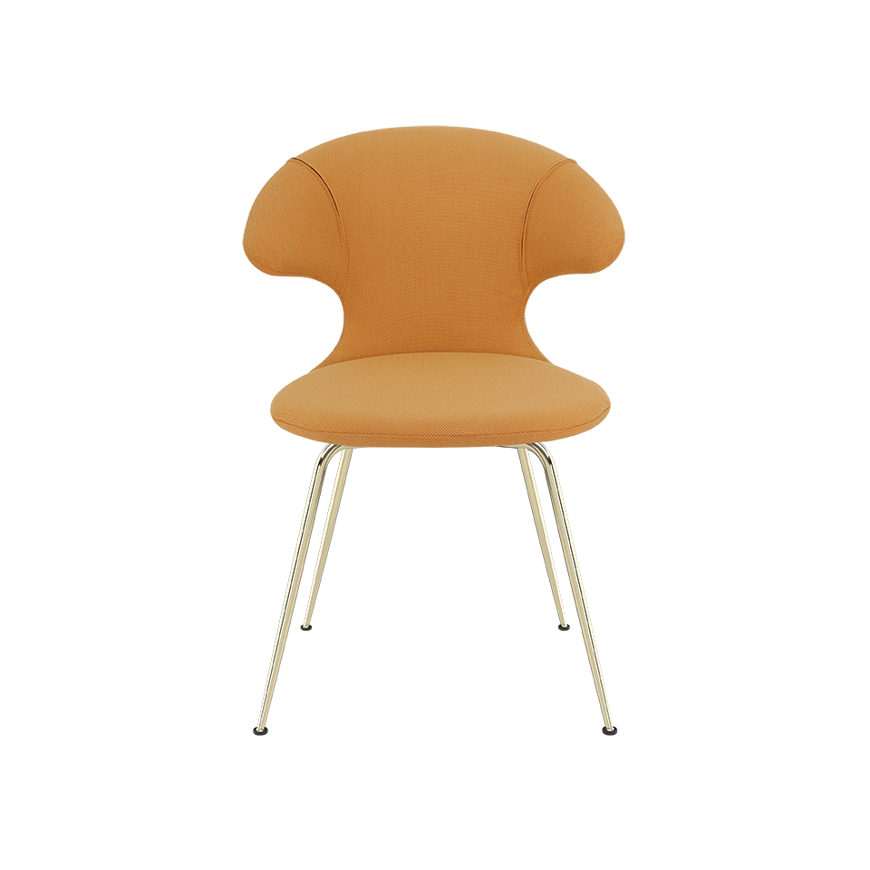 UMAGE Time Flies Chair, Horizons, Brass Legs - Tangerine