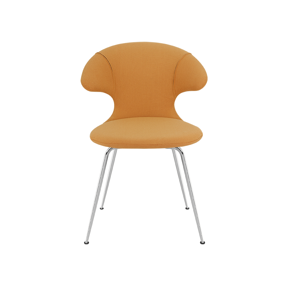 UMAGE Time Flies Chair, Horizons, Chrome Legs - Tangerine