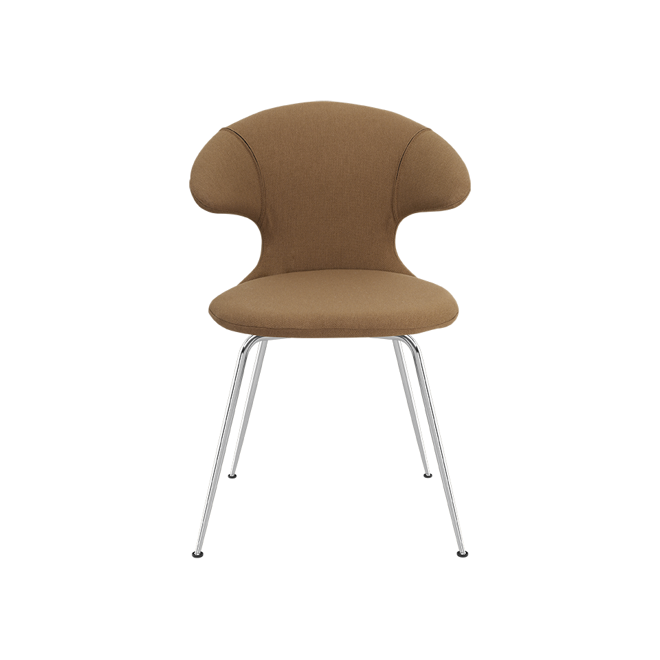 UMAGE Time Flies Chair, Horizons, Chrome Legs - Caramel