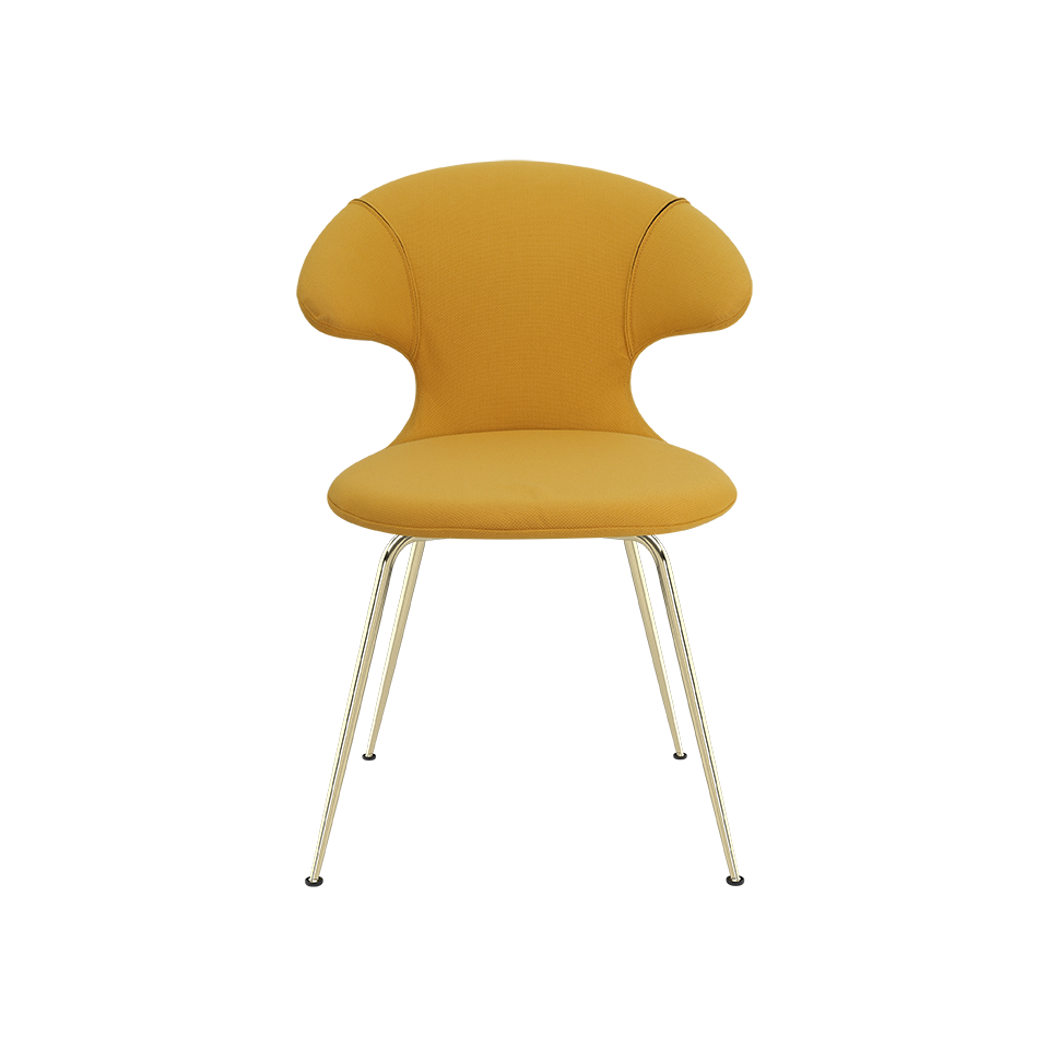 UMAGE Time Flies Chair, Horizons, Brass Legs - Curry Sun