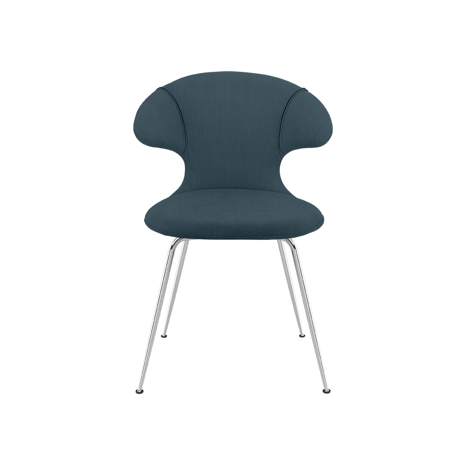 UMAGE Time Flies Chair, Horizons, Chrome Legs - Jet Air Blue