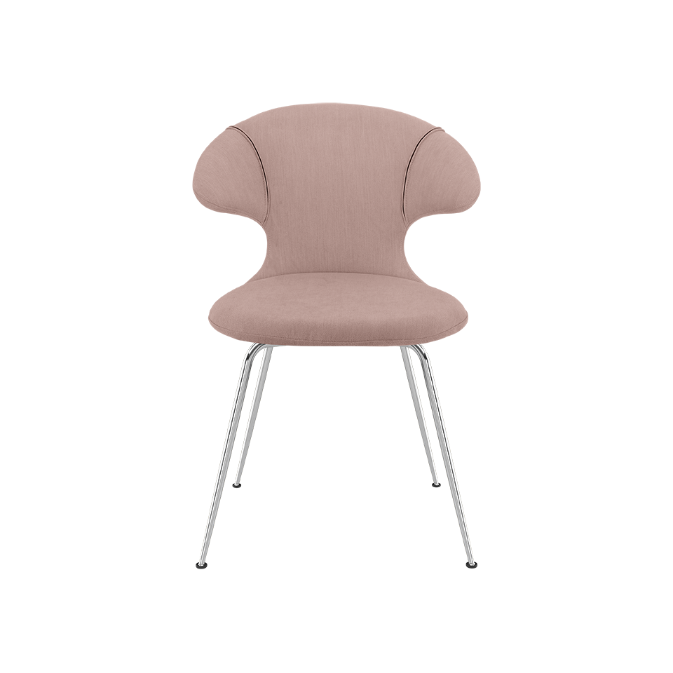 UMAGE Time Flies Chair, Horizons, Chrome Legs - Stone Rose