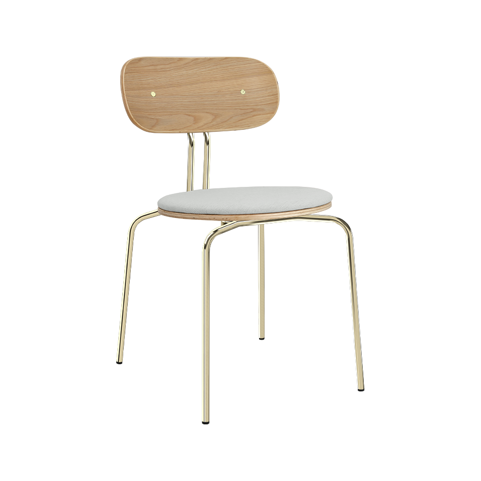 UMAGE Curious Chair, Brass Legs - Sterling