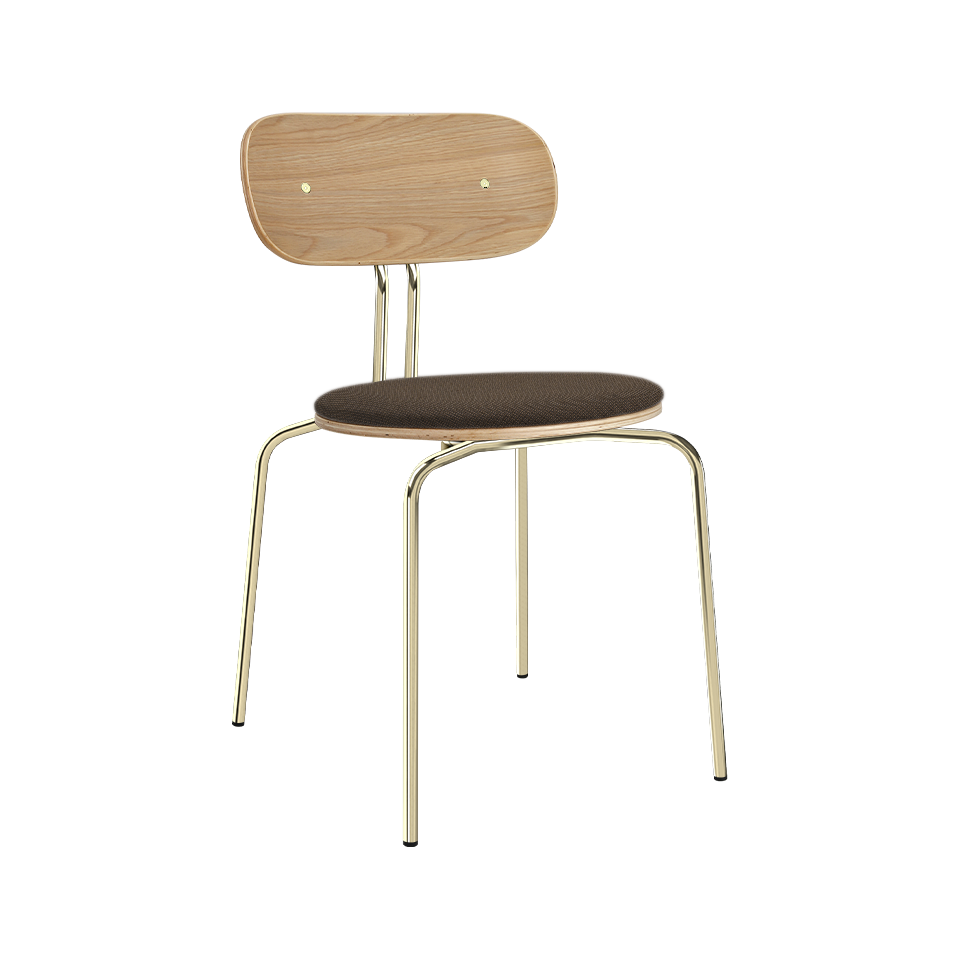UMAGE Curious Chair, Brass Legs - Mocca