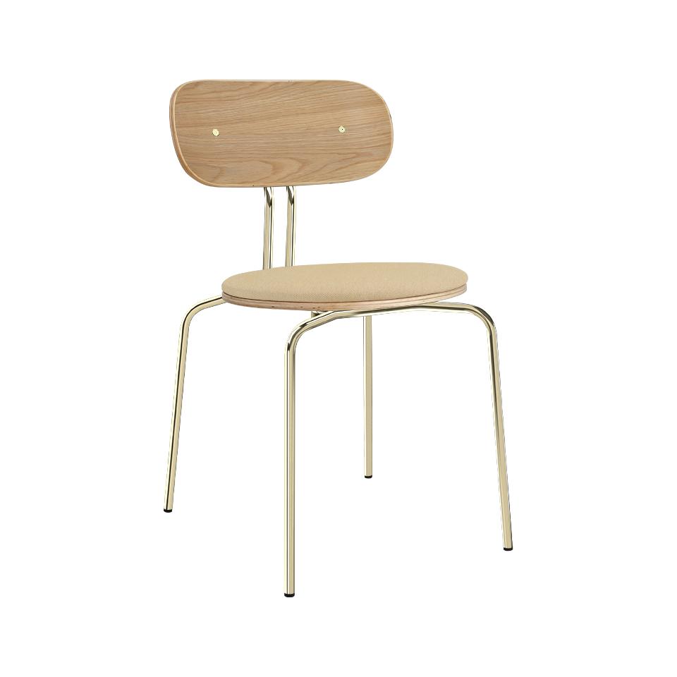 UMAGE Curious Chair, Brass Legs - Summer Shine