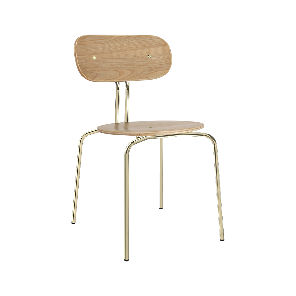 UMAGE Curious Chair, Brass Legs - Without Cushion