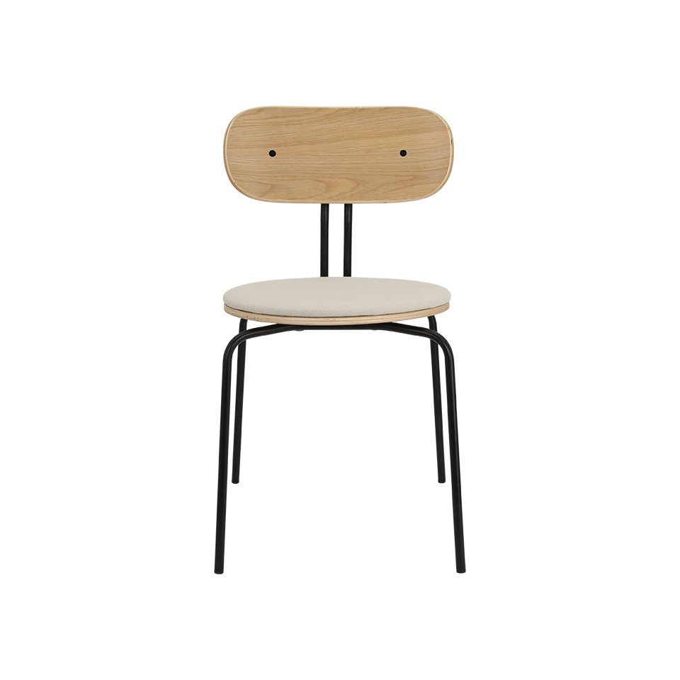 UMAGE Curious Chair, Black Legs - White Sands