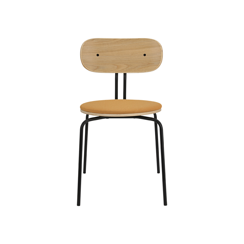 UMAGE Curious Chair, Black Legs - Tangerine