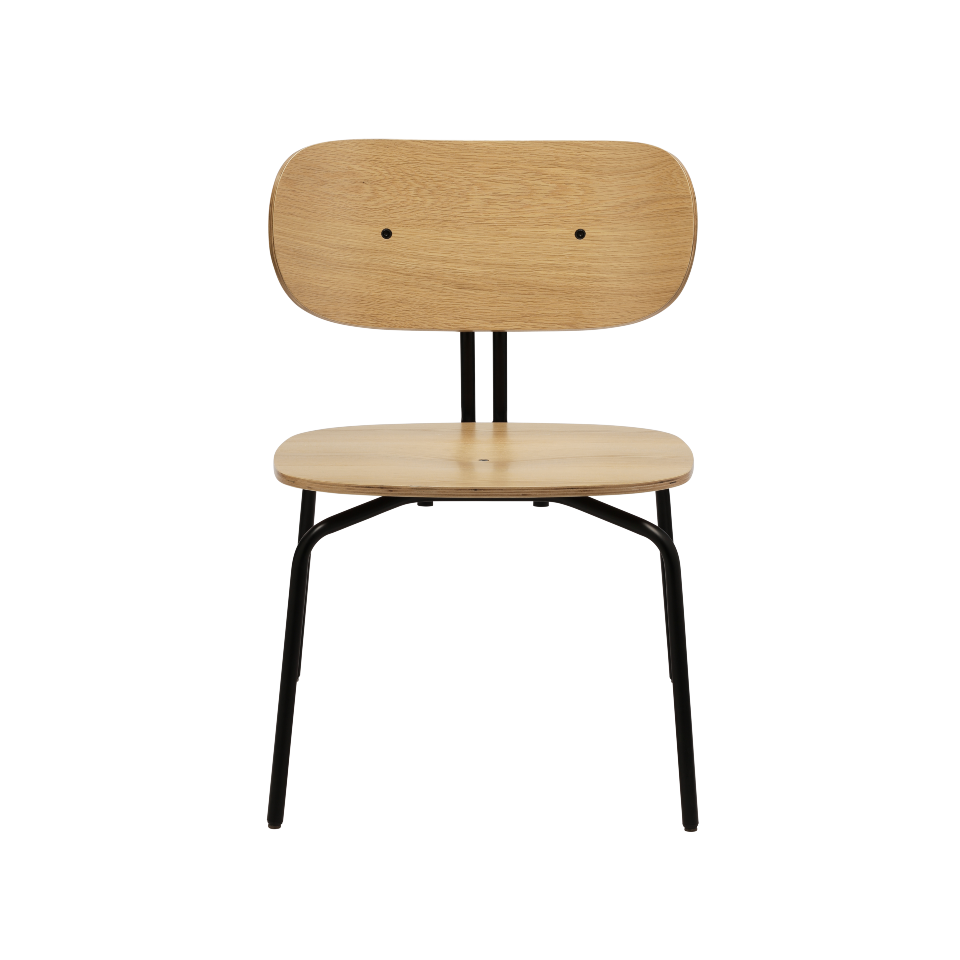 UMAGE Curious Lounge Chair, Black Legs - Without Cushion