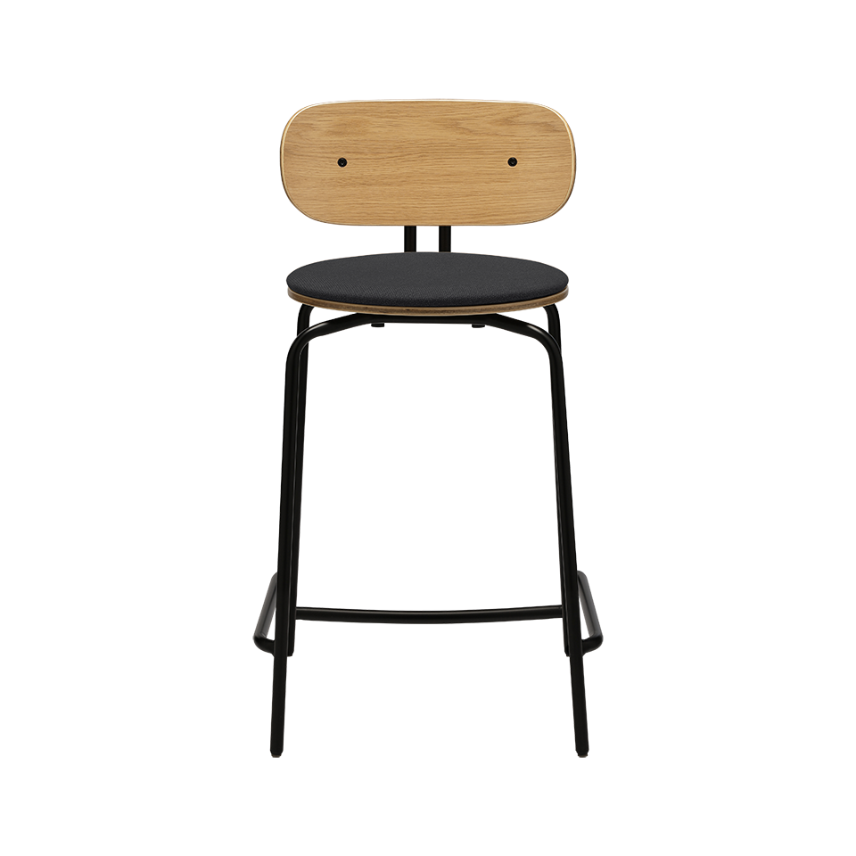 UMAGE Curious Counter Stool, Black Legs - Shadow, Horizons