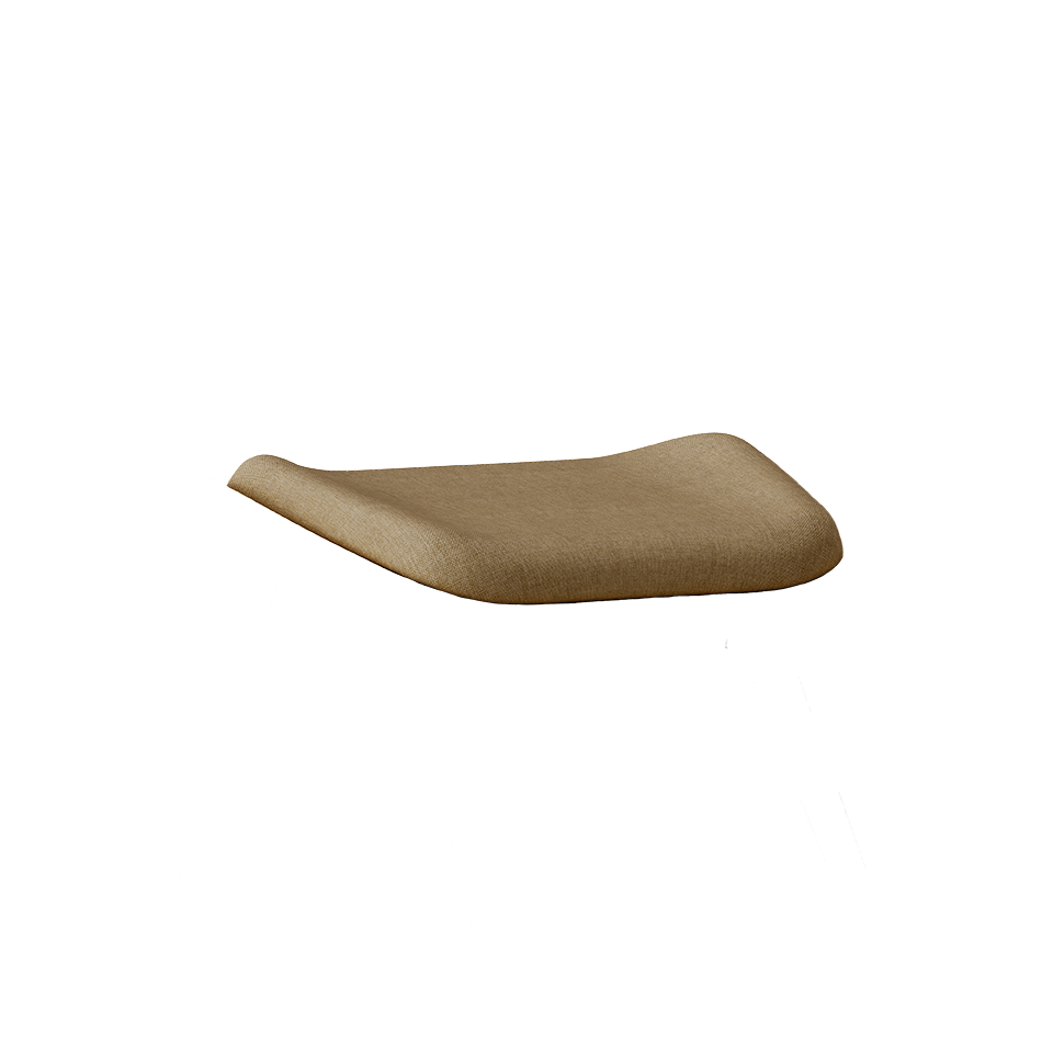 UMAGE The Reader Ottoman Horizons Upholstery - Sugar Brown