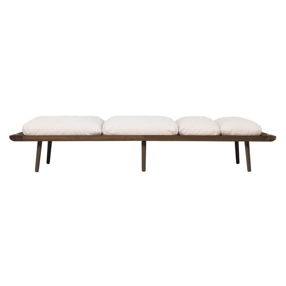 UMAGE Lounge Around Daybed, Horizons, Dark Oak - White Sands