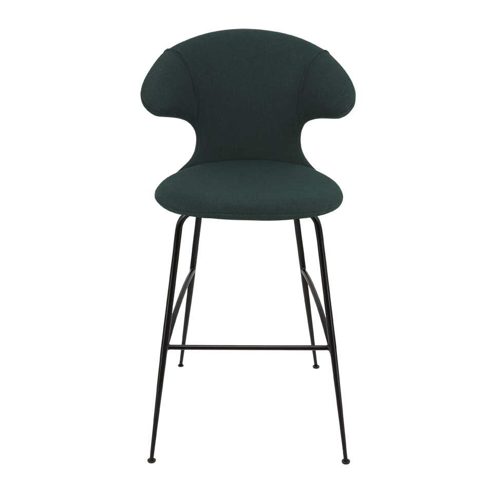 UMAGE Time Flies Bar Stool, Black Legs - Calm Seas
