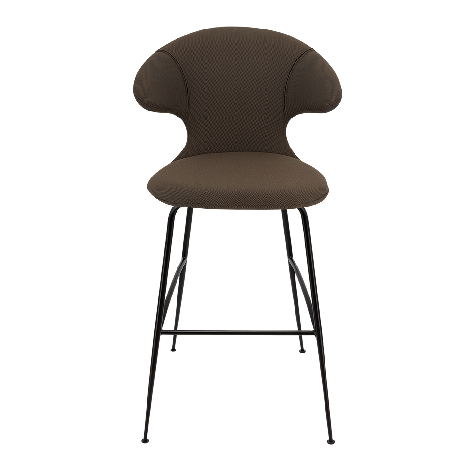 UMAGE Time Flies Bar Stool, Black Legs - Mocca