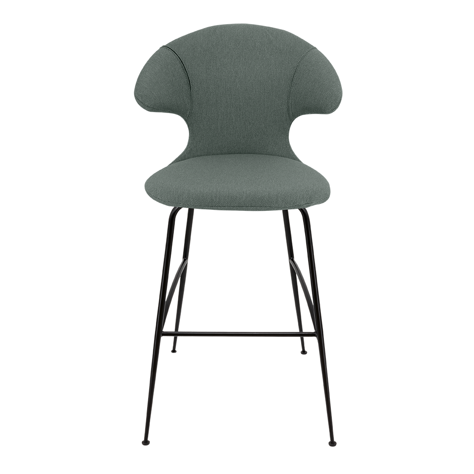UMAGE Time Flies Bar Stool, Black Legs - Morning Meadows