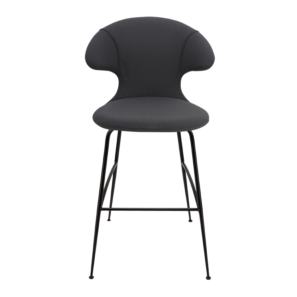 UMAGE Time Flies Bar Stool, Black Legs - Shadow
