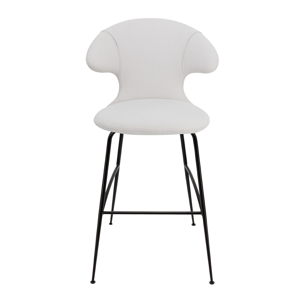 UMAGE Time Flies Bar Stool, Black Legs - Sterling