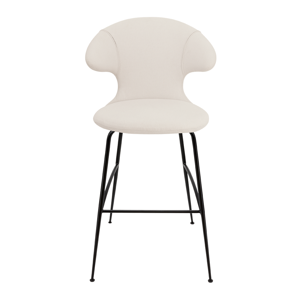 UMAGE Time Flies Bar Stool, Black Legs - White Sands