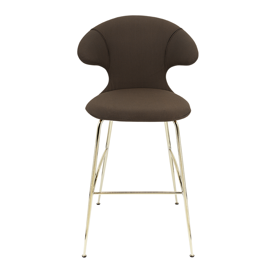 UMAGE Time Flies Bar Stool, Brass Legs - Mocca