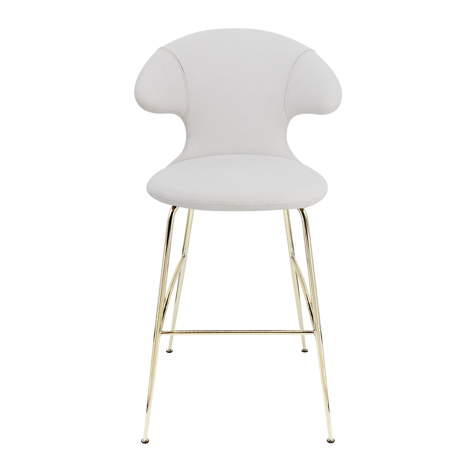 UMAGE Time Flies Bar Stool, Brass Legs - Sterling