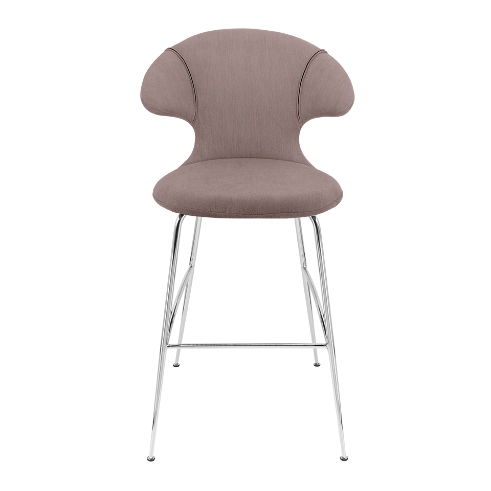 UMAGE Time Flies Bar Stool, Chrome Legs - Monrose