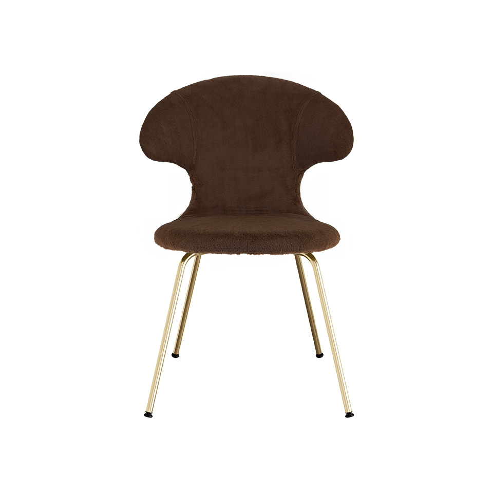 UMAGE Time Flies Chair, Horizons, Brass Legs - Teddy Brown
