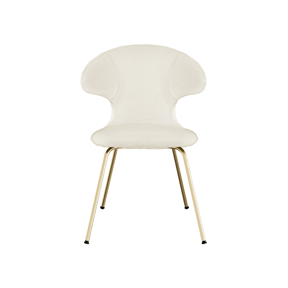 UMAGE Time Flies Chair, Horizons, Brass Legs - Teddy White